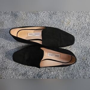 Jimmy Choo Jaida Black Suede Loafers